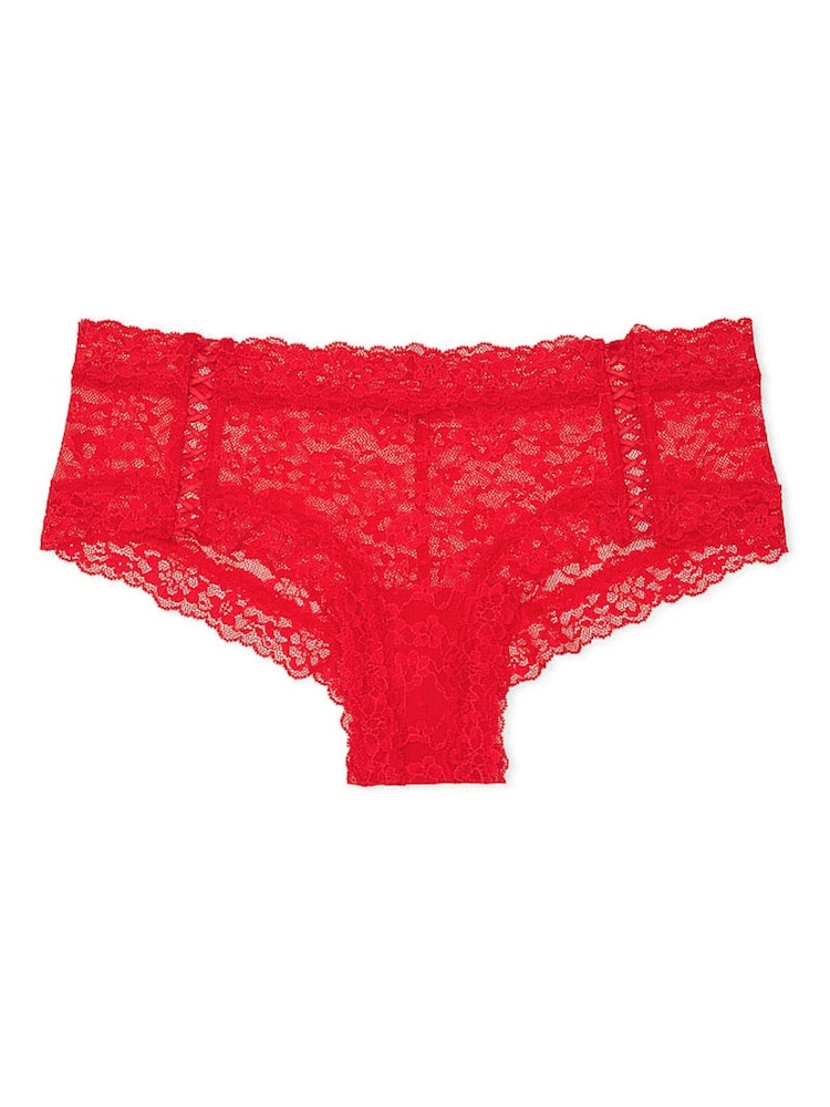 Victoria's Secret Lipstick Red Cheeky Knickers - Image 3 of 3