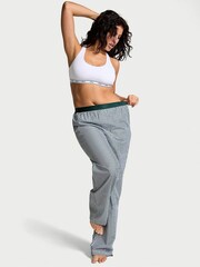 Victoria's Secret PINK Green Forest Stripe Trouser Pyjama Bottoms - Image 1 of 3