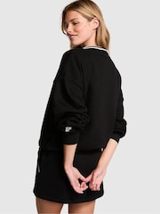Victoria's Secret PINK Black Fleece Sweatshirt - Image 2 of 3