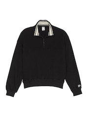 Victoria's Secret PINK Black Fleece Sweatshirt - Image 3 of 3
