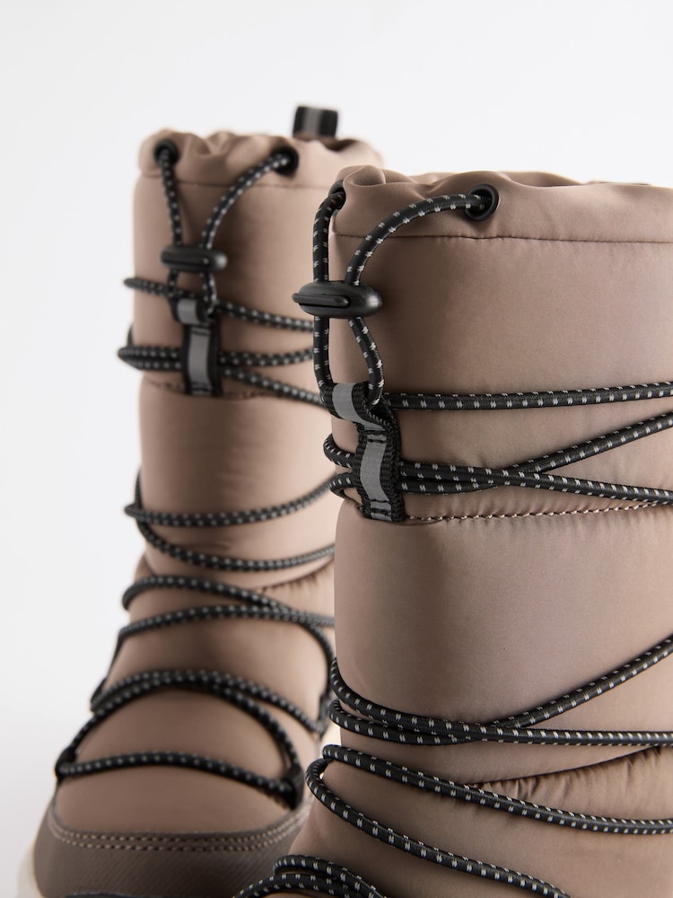 Neutro - Botas de nieve impermeables con cordones elásticos - Imagen 6 de 6 Neutro - Botas de nieve impermeables con cordones elásticos - Imagen 6 de 6