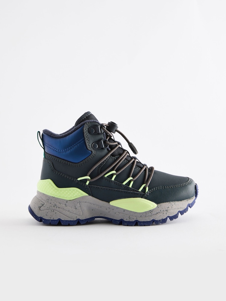 Blau - Water Resistant Pull-On Sporty Hiker Boots - Bild 2 von 5 Blau - Water Resistant Pull-On Sporty Hiker Boots - Bild 2 von 5