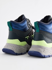 Blau - Water Resistant Pull-On Sporty Hiker Boots - Bild 5 von 5