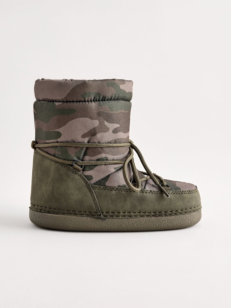 Tarnmuster, Grün - Gefütterte Winterstiefel - Bild 2 von 6 Tarnmuster, Grün - Gefütterte Winterstiefel - Bild 2 von 6