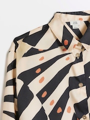 River Island Natural Girls Shell Print Shirt - Image 4 of 5