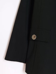 River Island Black Girls Rolled Sleeve Blazer - Image 4 of 4