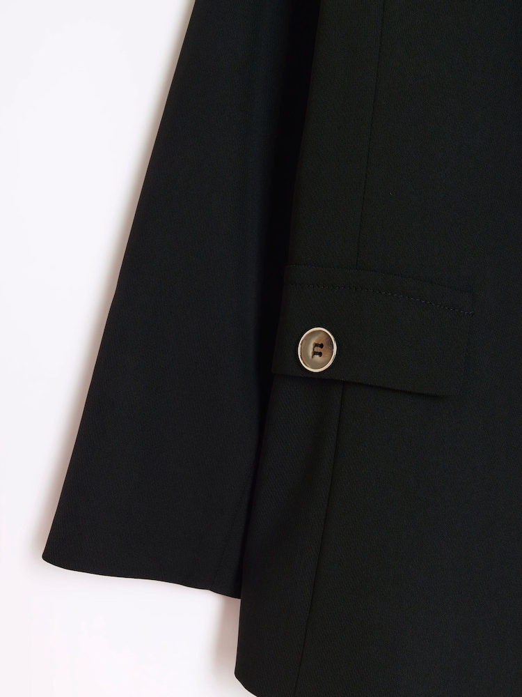 River Island Black Girls Rolled Sleeve Blazer - Image 4 of 4