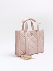 River Island Pink Girls Quilted Shopper Bag - Image 3 of 5