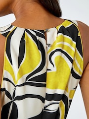 Roman Multi Abstract Print Halter Neck Maxi Dress - Image 4 of 5