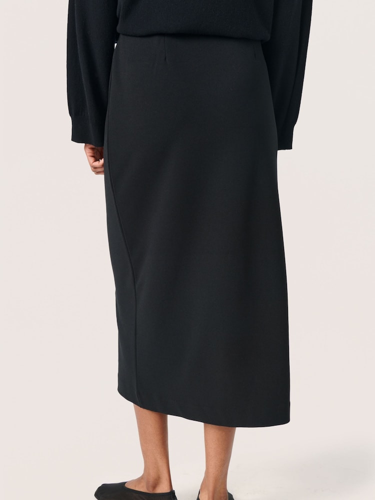 Soaked in Luxury Slim Fit Bea Black Skirt - Image 2 of 6 Soaked in Luxury Slim Fit Bea Black Skirt - Image 2 of 6