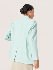 Soaked in Luxury Green Corinne Notch Lapel Regular Fit Blazer - Image 2 of 8