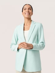 Soaked in Luxury Green Corinne Notch Lapel Regular Fit Blazer - Image 4 of 8