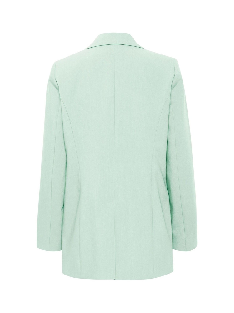 Soaked in Luxury Green Corinne Notch Lapel Regular Fit Blazer - Image 8 of 8