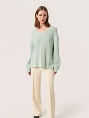 Soaked in Luxury Tuesday V-Neck Relaxed Fit Pullover Jumper - Image 3 of 6