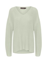 Soaked in Luxury Tuesday V-Neck Relaxed Fit Pullover Jumper - Image 5 of 6
