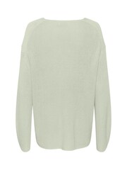 Soaked in Luxury Tuesday V-Neck Relaxed Fit Pullover Jumper - Image 6 of 6
