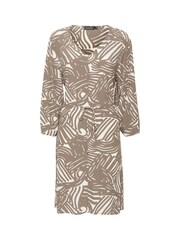Soaked in Luxury Marian Knee-Length V-Neck Brown Dress - Image 6 of 7