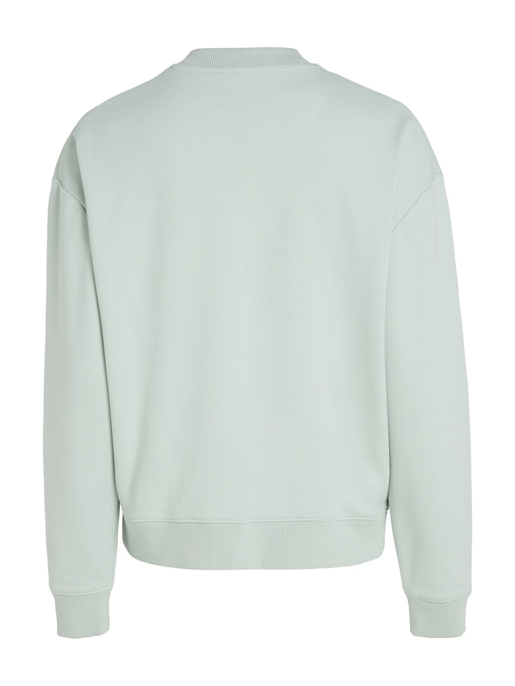 Calvin Klein Green Logo Sweatshirt - Image 2 of 5