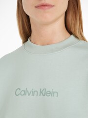 Calvin Klein Green Logo Sweatshirt - Image 5 of 5