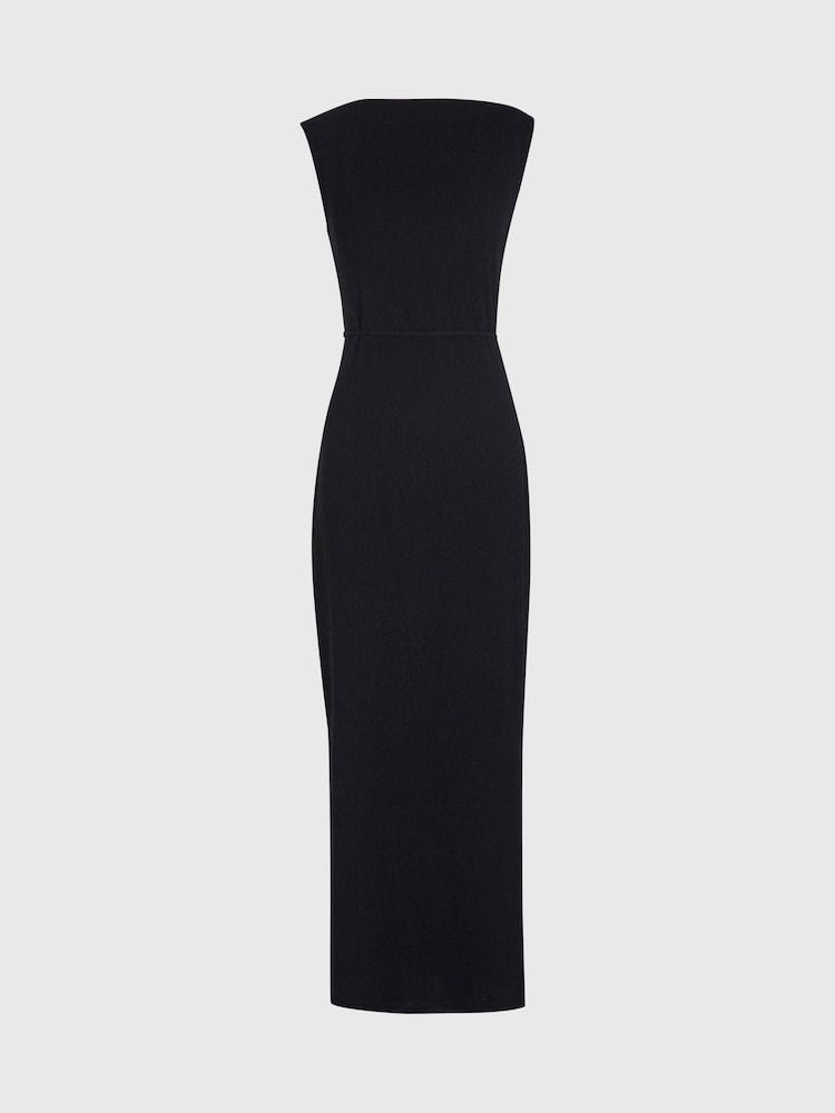 Calvin Klein Black Maxi Shift Dress - Image 4 of 4