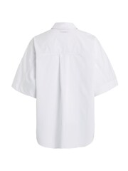 Calvin Klein White Oversize Cotton Shirt - Image 5 of 6