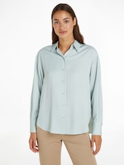 Calvin Klein Grey Relaxed Shirt - Image 1 of 6