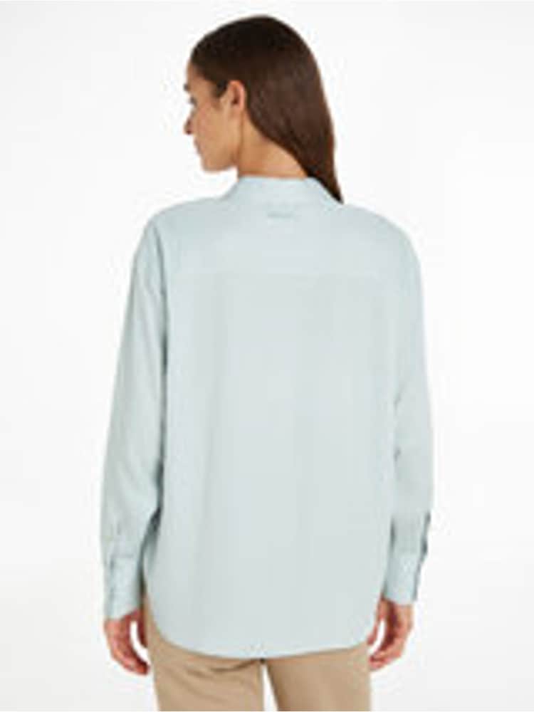 Calvin Klein Grey Relaxed Shirt - Image 2 of 6