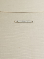 Calvin Klein Natural Linen Shirt Dress - Image 6 of 6