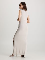 Calvin Klein Natural Knit Shift Dress - Image 2 of 4