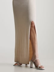 Calvin Klein Natural Knit Shift Dress - Image 4 of 4