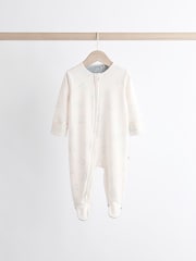 Blue Baby Sleepsuits 3 Pack (0-2yrs) - Image 6 of 13