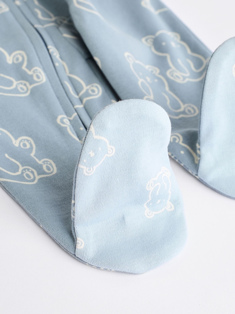 Blau - Baby-Schlafanzüge 3er-Pack (0–2Jahre) - Image 8 of 13