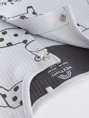Black/White Baby Sleepsuits 4 Pack (0mths-2yrs) - Image 12 of 13