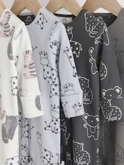 Black/White Baby Sleepsuits 4 Pack (0mths-2yrs) - Image 8 of 13