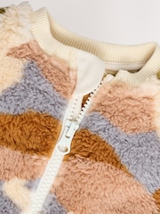 Neutral Character Baby Fleece Zip Sleepsuit - Image 6 of 9