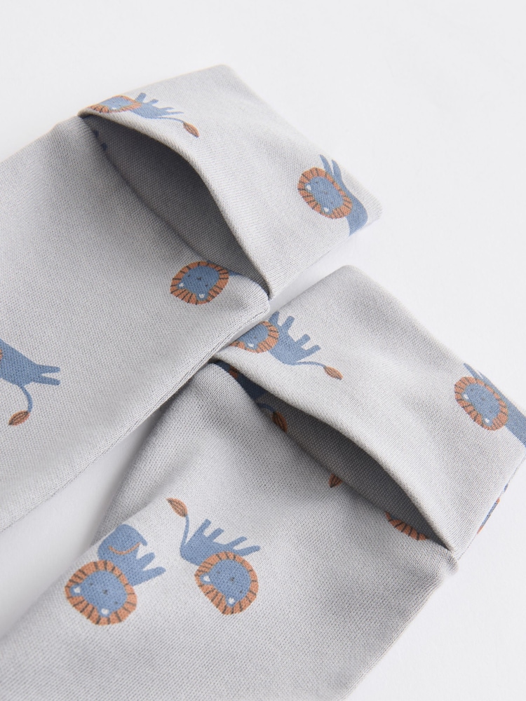 Сине-зеленый - Patterned Baby Sleepsuits 5 Pack (0-2yrs) - Изображение 14 14