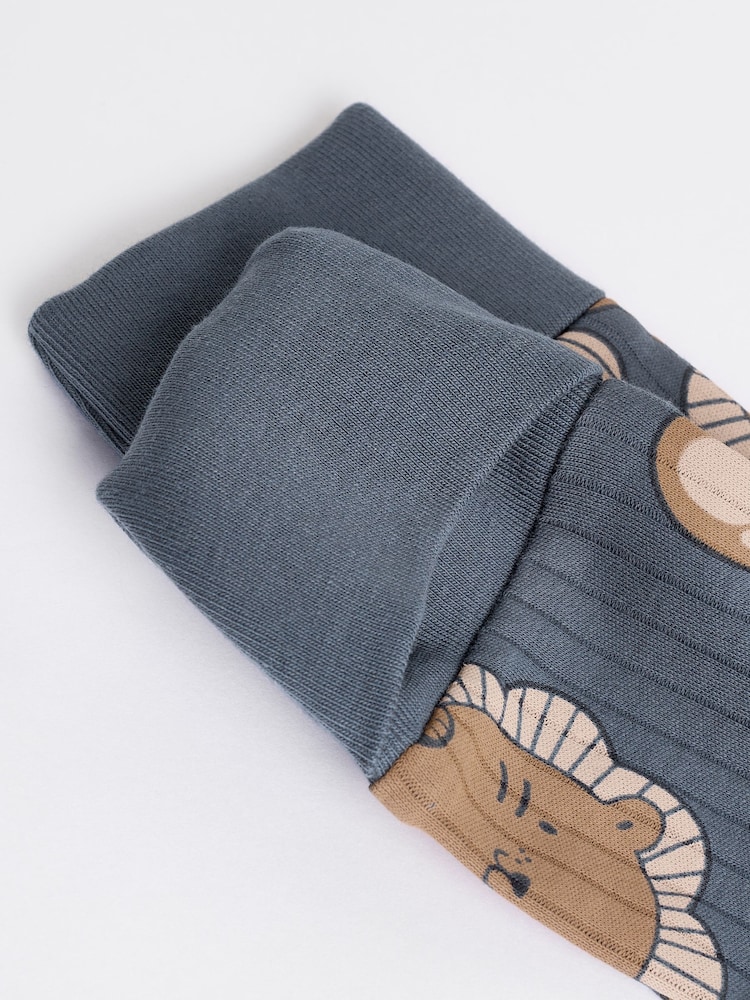 Navy Baby Two Way Zip Footless 100% Cotton Sleepsuits 3 Pack (0mths-3yrs) - Image 7 of 12