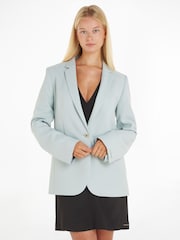 Calvin Klein Blue Essential Tailored Blazer - Image 1 of 6