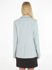 Calvin Klein Blue Essential Tailored Blazer - Image 2 of 6