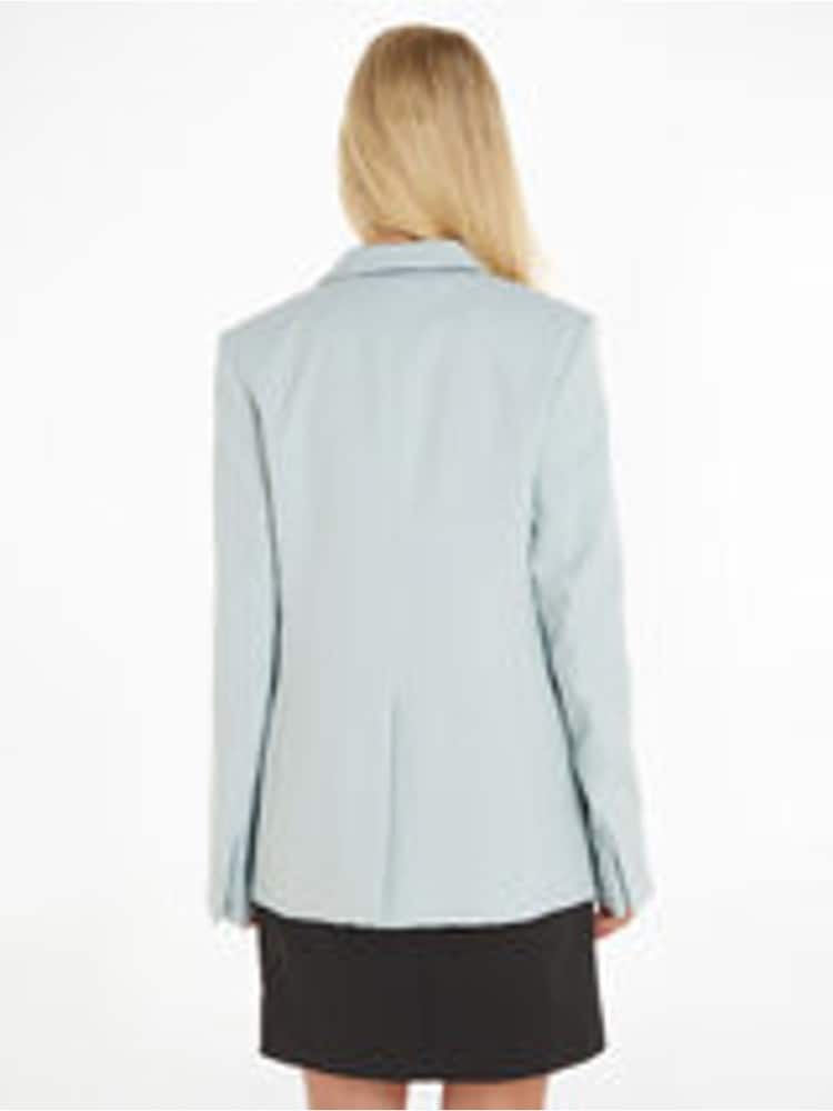 Calvin Klein Blue Essential Tailored Blazer - Image 2 of 6