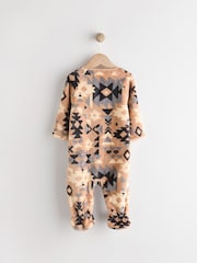 Neutral Baby Zip Fleece Sleepsuit - Image 2 of 7