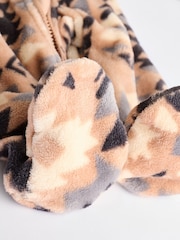 Neutral Baby Zip Fleece Sleepsuit - Image 7 of 7