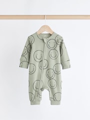 Neutral/Schachbrettmuster - Fußlose Baby-Schlafanzüge mit Reißverschluss 100% aus Baumwolle 3 -Pack (0Monate-3Jahre) - Bild 10 von 16