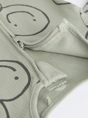 Neutral/Schachbrettmuster - Fußlose Baby-Schlafanzüge mit Reißverschluss 100% aus Baumwolle 3 -Pack (0Monate-3Jahre) - Bild 14 von 16