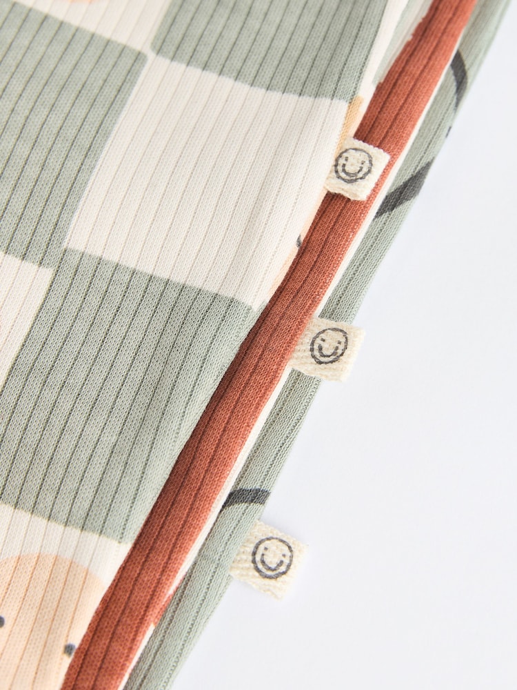 Neutral/Schachbrettmuster - Fußlose Baby-Schlafanzüge mit Reißverschluss 100% aus Baumwolle 3 -Pack (0Monate-3Jahre) - Bild 16 von 16 Neutral/Schachbrettmuster - Fußlose Baby-Schlafanzüge mit Reißverschluss 100% aus Baumwolle 3 -Pack (0Monate-3Jahre) - Bild 16 von 16