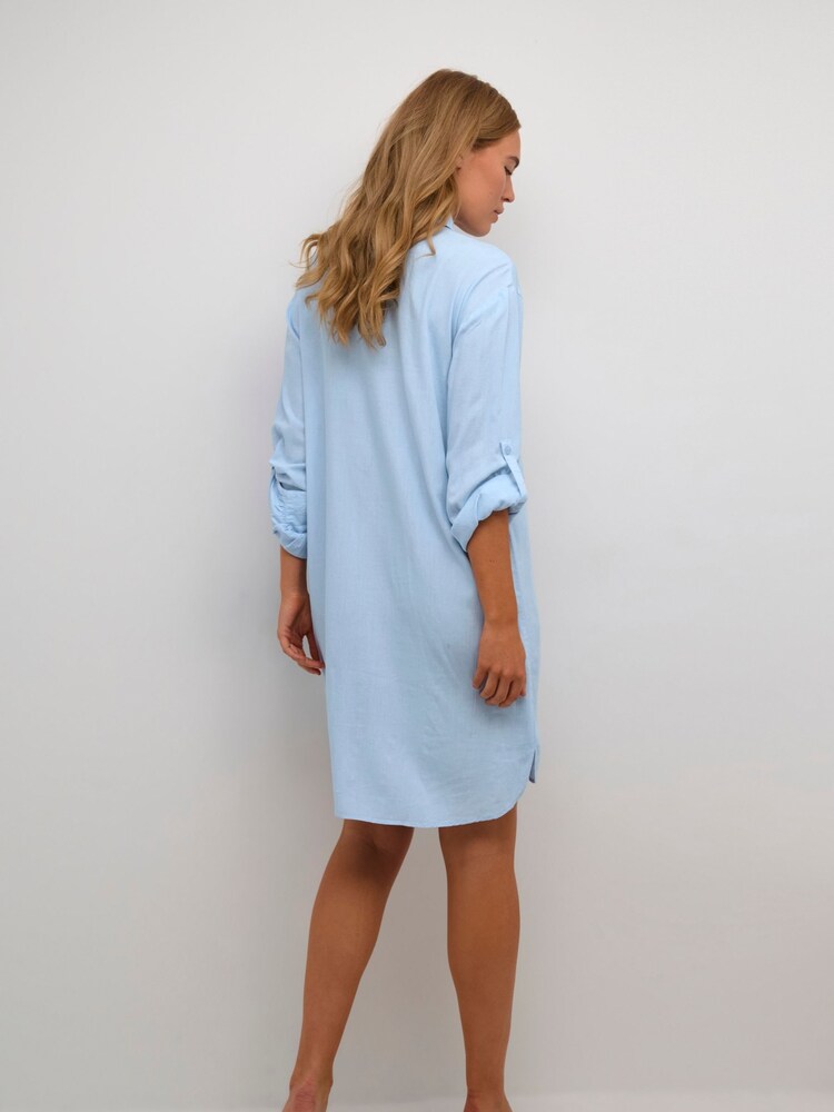 Kaffe Brown Milia Mid-Thigh Length Shirt Dress - Image 2 of 6