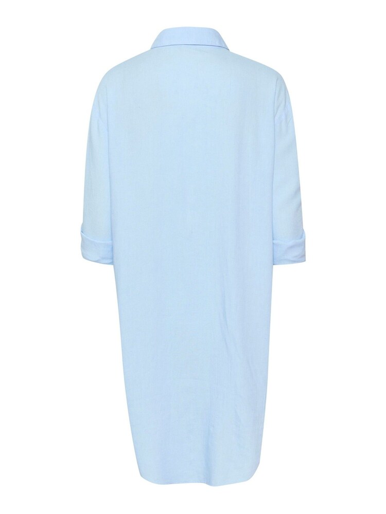 Kaffe Brown Milia Mid-Thigh Length Shirt Dress - Image 6 of 6