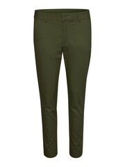 Kaffe Slim Fit Green Lea Chinos Ankle Length Trousers - Image 5 of 6