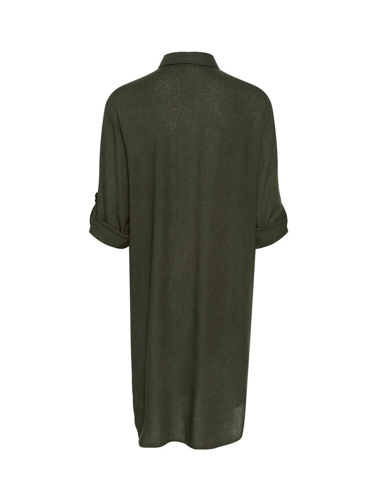 Kaffe Milia Mid Thigh Length Shirt Black Dress - Image 5 of 5 Kaffe Milia Mid Thigh Length Shirt Black Dress - Image 5 of 5
