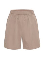 Kaffe Yellow Pernille High-Waisted Wide Leg Shorts - Image 5 of 5